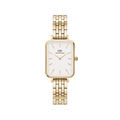Daniel Wellington Quadro 20x26 5-Link Gold & White Watch