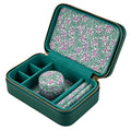 WOLF Sophia Travel Zip Case Forest Green Fruit Botanical
