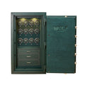 Athos 12 Piece Watch Winder and Jewellery Safe Green