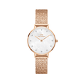 Daniel Wellington Petite 28 Lumine Rose Gold Mother of Pearl White Watch