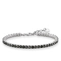 THOMAS SABO Tennis Bracelet with Black Zirconia Stones