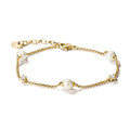 Bracelet with pearls and zirconia