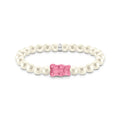 Pearl bracelet with pink Goldbear | The Jewellery Boutique
