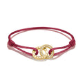 Textile bracelet Together red with zirconia | THOMAS SABO Australia
