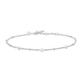Silver Disc Station Bracelet | The Jewellery Boutique