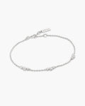 Ania Haie Silver Cluster Station Bracelet B079-01H
