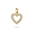 Charm pendant heart with white stones Connect | THOMAS SABO Australia