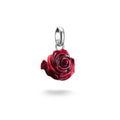 Charm pendant red rose blossom Connect | The Jewellery Boutique Australia