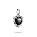 Charm pendant black vintage heart Connect | The Jewellery Boutique Australia