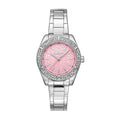 DKNY Evening Silver 30mm Pink Dial Womens Watch