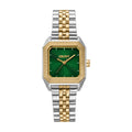 DKNY Signature Shape Two-Tone 27x34mm Green Dial Womens Watch