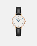 Daniel Wellington Petite Roman Numerals 28 Sheffield RG White Watch