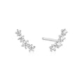 Ania Haie Silver Sparkle Climber Studs | The Jewellery Boutique Australia