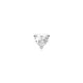 Silver Heart Barbell Single Earring | The Jewellery Boutique Australia