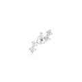 Silver Constellation Barbell Single Earring | The Jewellery Boutique Australia