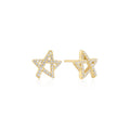 Ania Haie Gold Asymmetric Five-Point Star Stud Earrings | The Jewellery Boutique Australia
