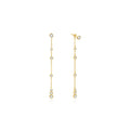 Ania Haie Gold Cascade Station Drop Stud Earrings