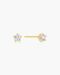 Ania Haie Gold Mini Five-Prong Sparkle Stud Earrings E079-04G