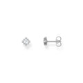 Small ear studs Vintage with white zirconia | The Jewellery Boutique
