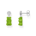 THOMAS SABO ear studs with green goldbears | The Jewellery Boutique Australia