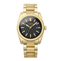 JAG Beaufort Mens Black Dial 41.8mm Gold Watch