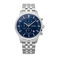 JAG Albany Mens Blue Dial 45mm Silver Watch