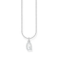THOMAS SABO Necklace with letter pendant Q and white zirconia - silver
