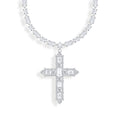Necklace with cross pendant and zirconia | The Jewellery Boutique