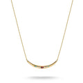 Half-Form Necklace with Red Zirconia Stone Elyndra | THOMAS SABO Australia