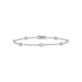 0.15ct Lab Grown Diamond Bracelet in 9K White Gold | The Jewellery Boutique