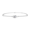 0.30ct Pear Lab Grown Diamond Asterly Bracelet in 9K White Gold