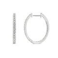 1.00ct Lab Grown Diamond Earrings in 9K White Gold