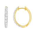 1.00ct Lab Grown Diamond Earrings in 9K Yellow Gold