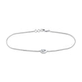 0.15ct Oval Lab Grown Diamond Bracelet in 9K White Gold