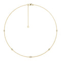 0.33ct Lab Grown Diamond Necklace in 9K Yellow Gold