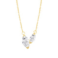 0.7ct Lab Grown Diamond Necklace in 9K Yellow Gold | The Jewellery Boutique