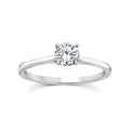0.50ct Lab Grown Diamond Ring in 9K White Gold