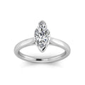 1.00ct Marquise Lab Grown Diamond Ring in 9K White Gold