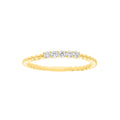 0.12ct Lab Grown Diamond Ring in 9K Yellow Gold | The Jewellery Boutique