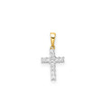 0.10ct Lab Grown Diamond Pendant in 9K Yellow Gold | The Jewellery Boutique