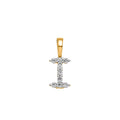0.09ct Lab Grown Diamond Pendant in 9K Yellow Gold | The Jewellery Boutique