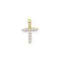 0.09ct Lab Grown Diamond Pendant in 9K Yellow Gold | The Jewellery Boutique