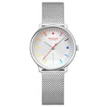 Mondaine Doppio Bauhaus Stainless Steel 33mm Watch - MLE.33112.SM
