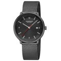Doppio Black Stainless Steel 41mm Watch - MLE.41220.SM
