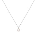 Silver Pearl Drop Pendant Necklace | The Jewellery Boutique