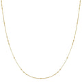 Gold Mini Bead Station Necklace