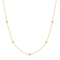 Ania Haie Gold Classic Bezel-Set Station Necklace | The Jewellery Boutique Australia