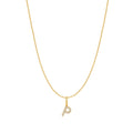 Ania Haie Gold Letter P Initial Necklace | The Jewellery Boutique Australia