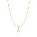 Ania Haie Gold Letter U Initial Necklace | The Jewellery Boutique Australia