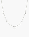 Ania Haie Silver Cluster & Single Station Necklace N079-04H